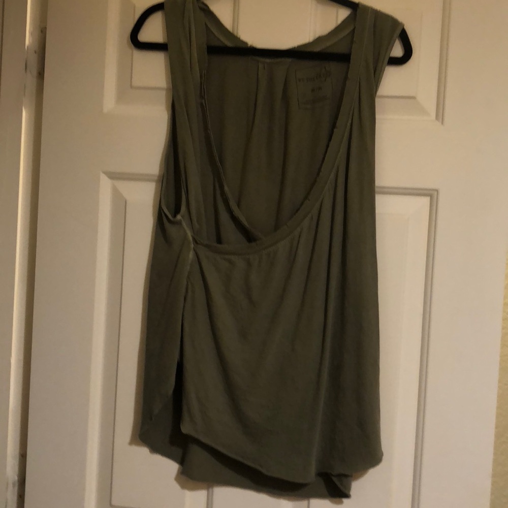We The Free  - Free People Olive Tank Top